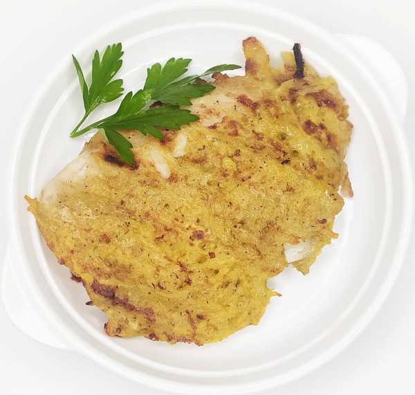 Рыба жареная в картофельной корочке