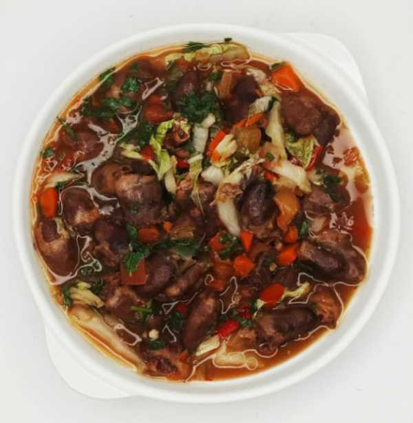 Сердечки куриные по-азиатски