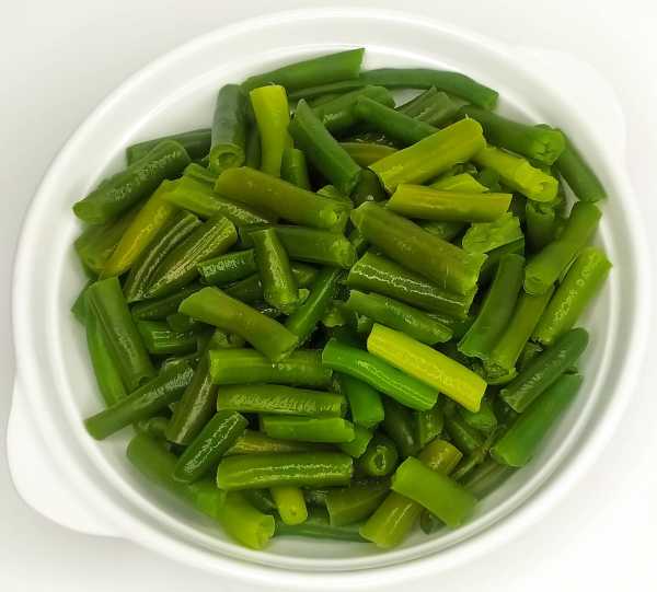 Фасоль паровая с луком