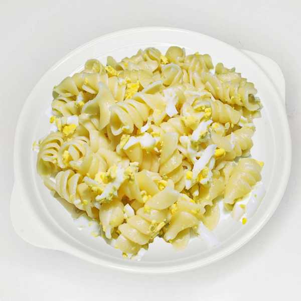 Макароны с яйцом